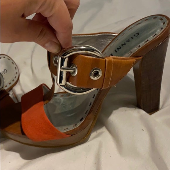 Great summer heal by Gianni Bini Coral and Tan - Picture 4 of 5